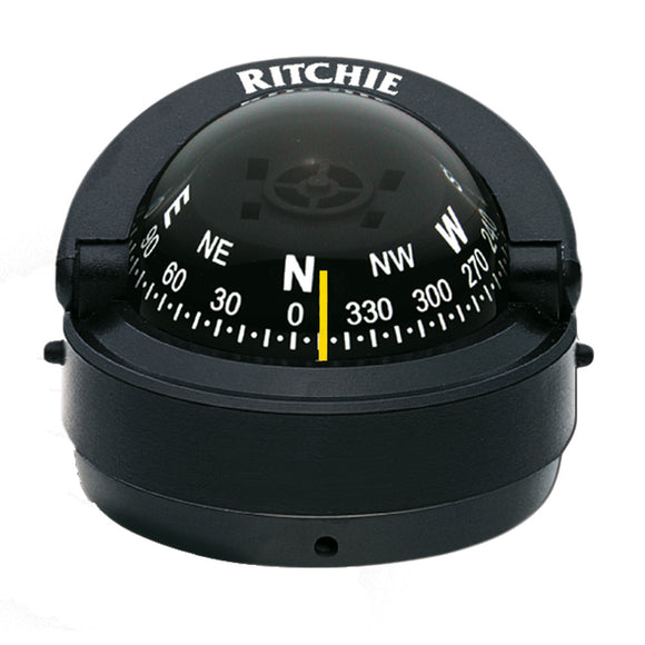 Ritchie S-53 Explorer Compass - Surface Mount - Black [S-53] - Point Supplies Inc.