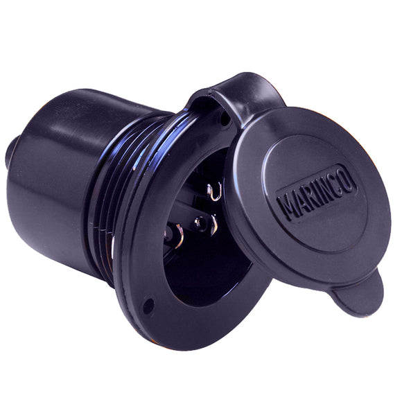 Marinco Marine On-Board Hard Wired Charger Inlet - 15Amp - Black [150BBI] - Point Supplies Inc.