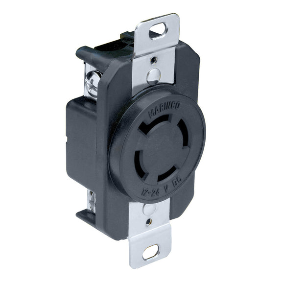 Marinco 2018BR 12/24V Receptacle [2018BR] - Point Supplies Inc.