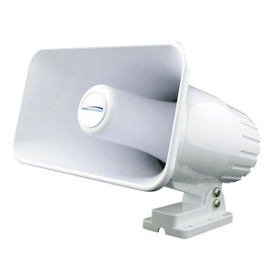 Speco 4" x 6" Weatherproof PA Speaker Horn - White [SPC12RP] - Point Supplies Inc.
