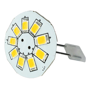 Lunasea G4 Back Pin 0.9" LED Light - Warm White [LLB-21BW-21-00] - Point Supplies Inc.