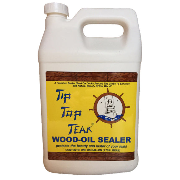 Tip Top Teak Wood Oil Sealer - Gallon [TS 1002] - Point Supplies Inc.