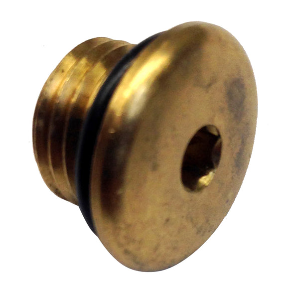 Uflex Brass Plug w/O-Ring for Pumps [71928P] - Point Supplies Inc.