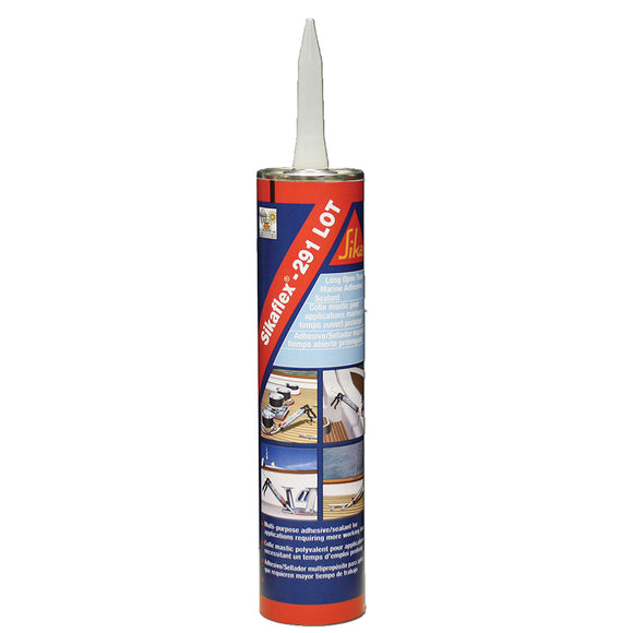 Sika Sikaflex 291 LOT Slow Cure Adhesive  Sealant 10.3oz(300ml) Cartridge - White [90925] - Point Supplies Inc.