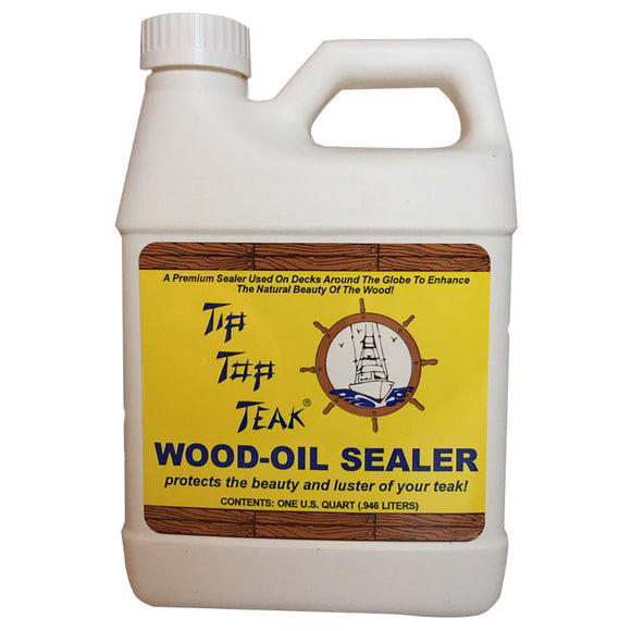 Tip Top Teak Tip Top Teak Wood Oil Sealer - Quart - *Case of 12* [TS 1001CASE] - Point Supplies Inc.