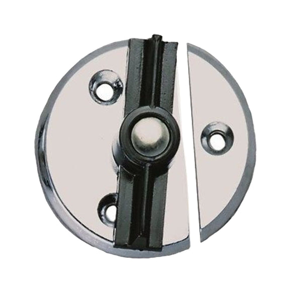 Perko Door Button w/Spring [1216DP0CHR] - Point Supplies Inc.