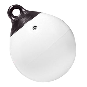 Taylor Made 15" Tuff End Inflatable Vinyl Buoy - White [1146] - Point Supplies Inc.