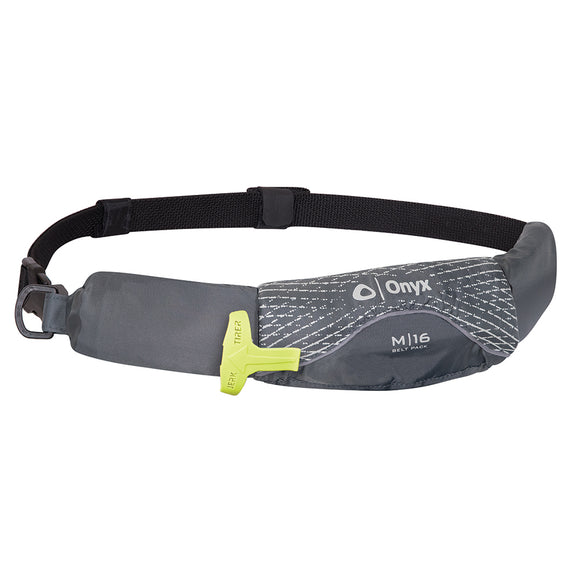 Onyx M-16 Manual Inflatable Belt Pack (PFD) - Grey [130900-701-004-19] - Point Supplies Inc.