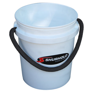 Shurhold Worlds Best Rope Handle Bucket - 5 Gallon - White [2451]