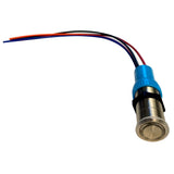 Bluewater 19mm Push Button Switch - Nav/Anc Contact - Blue/Green/Red LED [9057-3114-1]