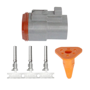 Pacer DT Deutsch Plug Repair Kit - 14-18 AWG (3 Position) [TDT06F-3RS]