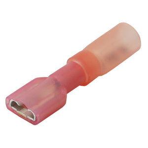 Pacer 22-18 AWG Heat Shrink Female Disconnect - 25 Pack [TDE18-250FI-25]