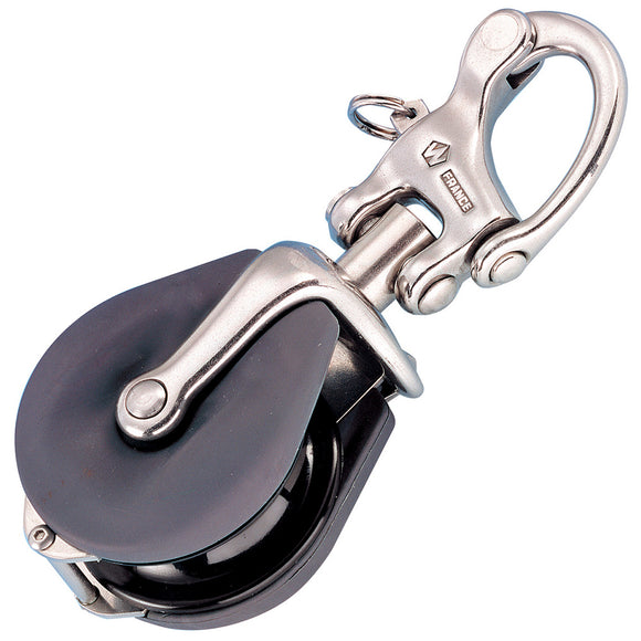 Wichard Snatch Block w/Snap Shackle - Max Rope Size 18mm (23/32