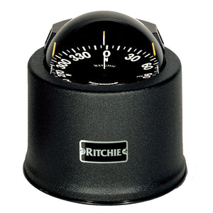 Ritchie SP-5-B GlobeMaster Compass - Pedestal Mount - Black - 5 Degree Card 12V [SP-5-B] - Point Supplies Inc.