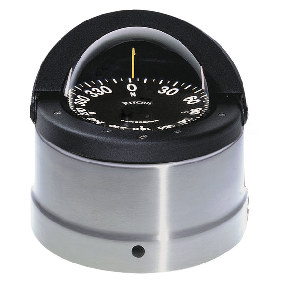 Ritchie DNP-200 Navigator Compass - Binnacle Mount - Polished Stainless Steel/Black [DNP-200] - Point Supplies Inc.