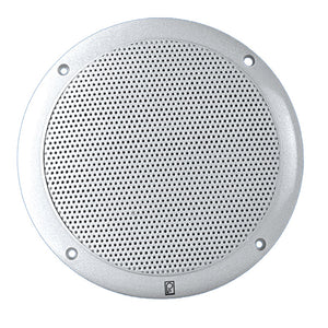Poly-Planar 6" 2-Way Coax-Integral Grill Marine Speaker - (Pair) White [MA4056W] - Point Supplies Inc.