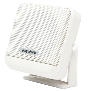 Poly-Planar VHF Extension Speaker - 10W Surface Mount - (Single) White [MB41W] - Point Supplies Inc.