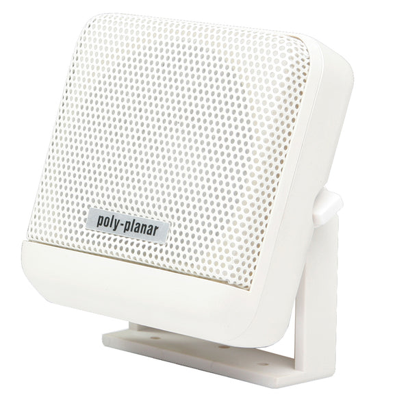 Poly-Planar VHF Extension Speaker - 10W Surface Mount - (Single) White [MB41W] - Point Supplies Inc.