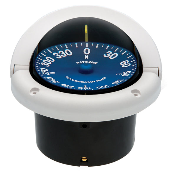 Ritchie SS-1002W SuperSport Compass - Flush Mount - White [SS-1002W] - Point Supplies Inc.