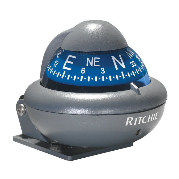 Ritchie X-10-A RitchieSport Automotive Compass - Bracket Mount - Gray [X-10-A] - Point Supplies Inc.