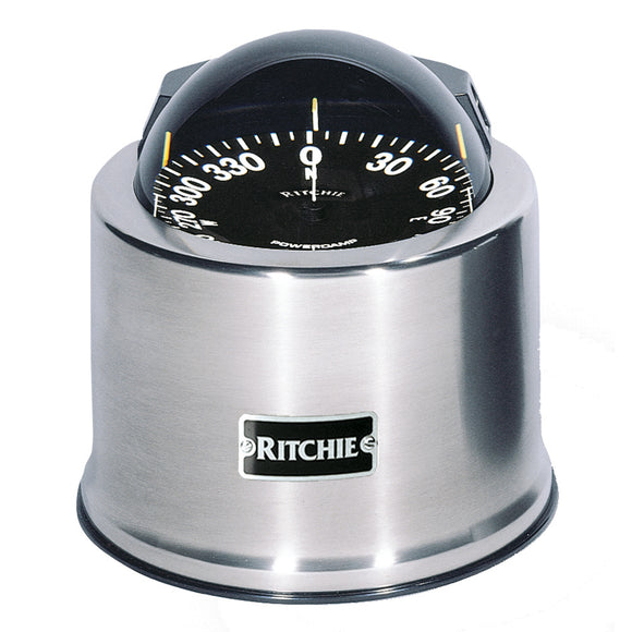 Ritchie SP-5-C GlobeMaster Compass - Pedestal Mount - Stainless Steel - 12V - 5 Degree Card [SP-5-C] - Point Supplies Inc.