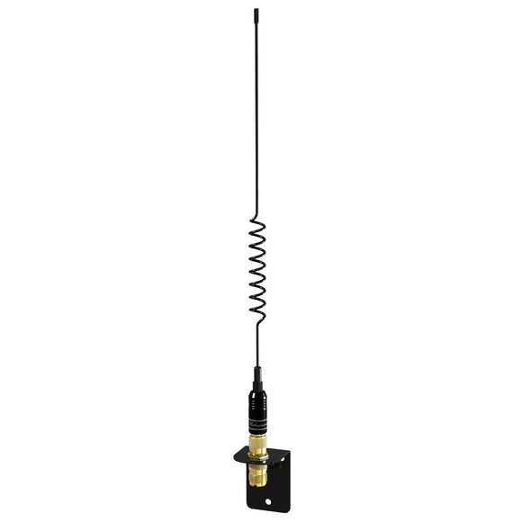 Shakespeare VHF 15in 5216 SS Black Whip Antenna - Bracket Included [5216] - Point Supplies Inc.