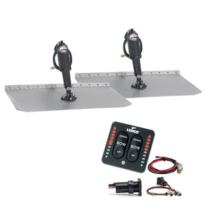 Lenco 12" x 12" Standard Trim Tab Kit w/LED Integrated Switch Kit 12V [15109-103] - Point Supplies Inc.