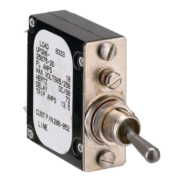 Paneltronics Breaker 10 Amps A-Frame Magnetic Waterproof [206-052S] - Point Supplies Inc.