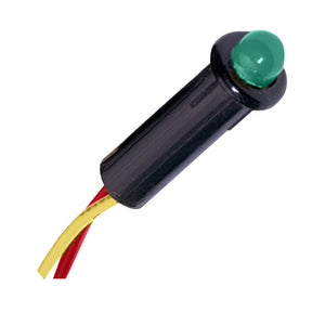 Paneltronics LED Indicator Light - Green - 12-14 VDC - 1/4" [048-004] - Point Supplies Inc.