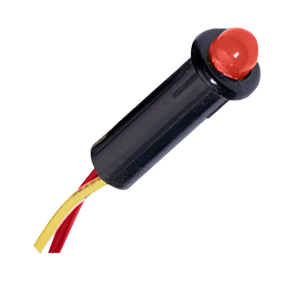 Paneltronics LED Indicator Light - Red - 120 VAC - 1/4