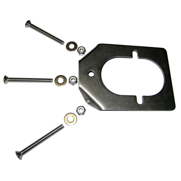 Lee's Stainless Steel Backing Plate f/Medium Rod Holders [RH5931] - Point Supplies Inc.