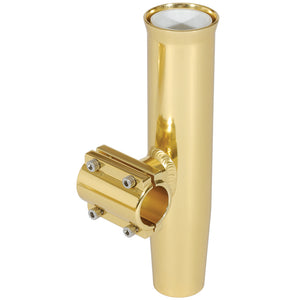 Lee's Clamp-On Rod Holder - Gold Aluminum - Horizontal Mount - Fits 1.050" O.D. Pipe [RA5201GL] - Point Supplies Inc.