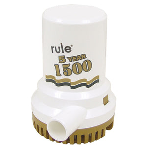 Rule 1500 G.P.H. "Gold Series" Bilge Pump [04] - Point Supplies Inc.