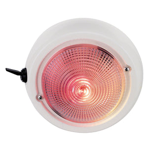 Perko Dome Light w/Red & White Bulbs [1263DP1WHT] - Point Supplies Inc.