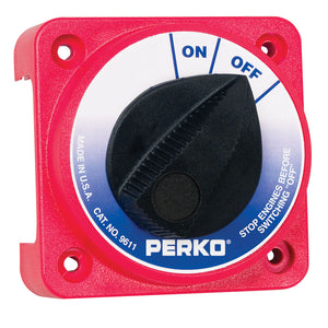 Perko 9611DP Compact Medium Duty Main Battery Disconnect Switch [9611DP] - Point Supplies Inc.