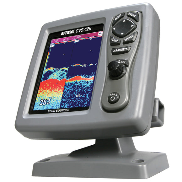 SI-TEX CVS-126 Dual Frequency Color Echo Sounder [CVS-126] - Point Supplies Inc.