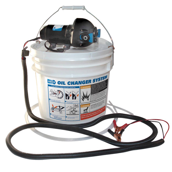 Jabsco DIY Oil Change System w/Pump & 3.5 Gallon Bucket [17850-1012] - Point Supplies Inc.