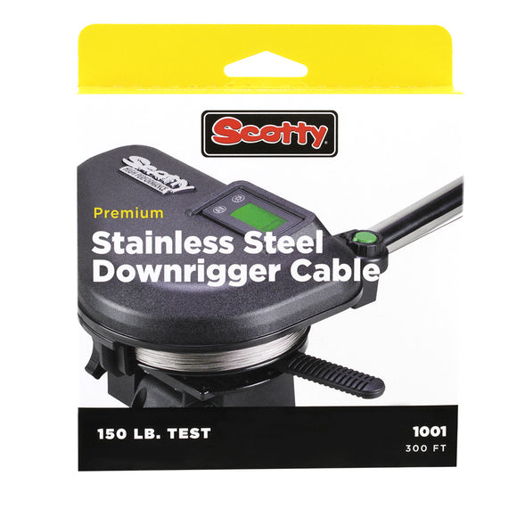 Scotty 200ft Premium Stainless Steel Replacement Cable [1000K] - Point Supplies Inc.