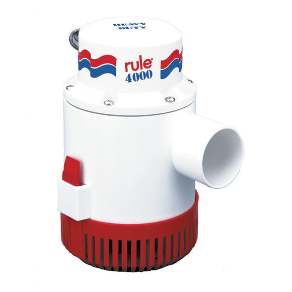 Rule 4000 Non-Automatic Bilge Pump - 12V [56D] - Point Supplies Inc.