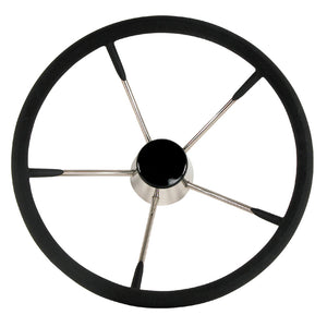 Whitecap Destroyer Steering Wheel - Black Foam - 13-1-2" Diameter [S-9003B] - point-supplies.myshopify.com