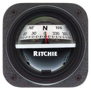 Ritchie V-527 Kayak Compass - Bulkhead Mount - White Dial [V-527] - Point Supplies Inc.