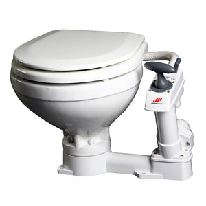 Johnson Pump Compact Manual Toilet [80-47229-01] - Point Supplies Inc.