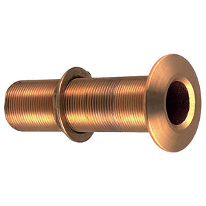 Perko 3/4" Thru-Hull Fitting w/Pipe Thread Bronze Extra Long - Max Hull 5" Thick [0348DP5PLB] - Point Supplies Inc.