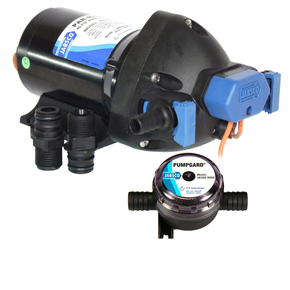 Jabsco Par-Max Shower Drain/General Purpose Pump - 3.5GPM-25psi-12VDC - w/Strainer [32601-0092] - Point Supplies Inc.