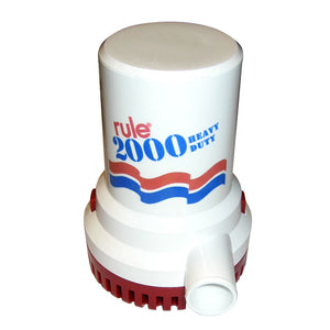 Rule 2000 G.P.H. Non-Automatic Bilge Pump - 24V [12] - Point Supplies Inc.