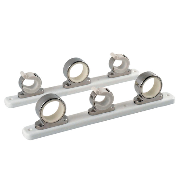 TACO 3-Rod Hanger w/Poly Rack - Polished Stainless Steel [F16-2753-1] - Point Supplies Inc.