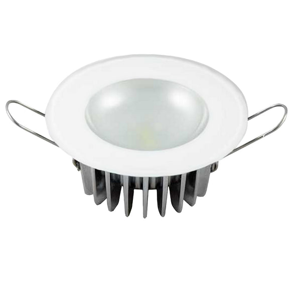 Lumitec Mirage - Flush Mount Down Light - Glass Finish/No Bezel - 4-Color Red/Blue/Purple Non Dimming w/White Dimming [113190] - Point Supplies Inc.