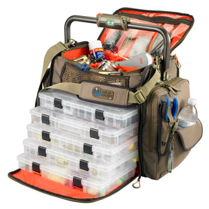 Wild River FRONTIER Lighted Bar Handle Tackle Bag w-5 PT3700 Trays [WT3702] - point-supplies.myshopify.com