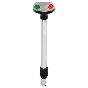 Perko Stealth Series LED Bi-Color 12" Pole Light - Small Threaded Collar - 2 Mile [1619DP2BLK] - Point Supplies Inc.