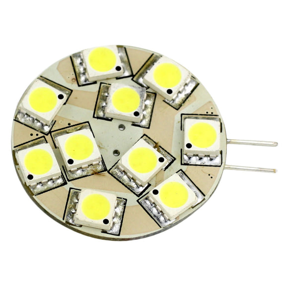 Lunasea G4 12 LED Side Pin Light Bulb - 12VAC or 10-30VDC 2W/140 Lumens - Warm White [LLB-21TW-21-00] - Point Supplies Inc.